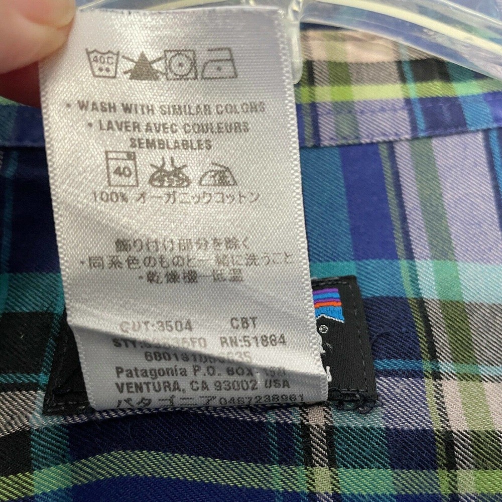 Patagonia Button Up Organic Cotton Plaid Shirt - Picture 8 of 12